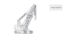 Гусеничный кран XCMG XGC500A