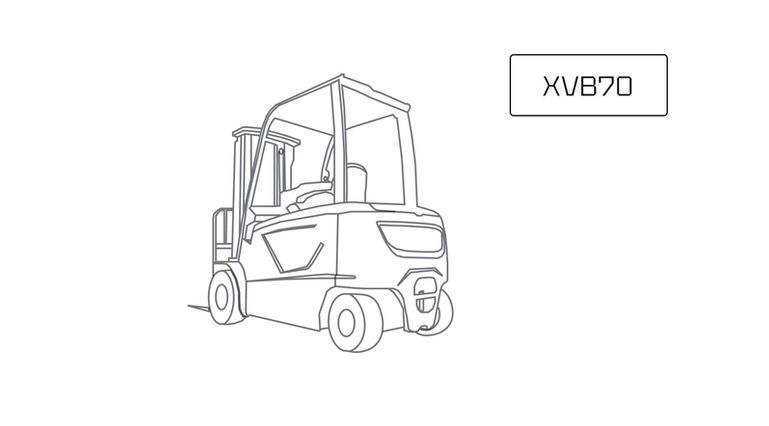 Вилочный погрузчик XCMG XVB70