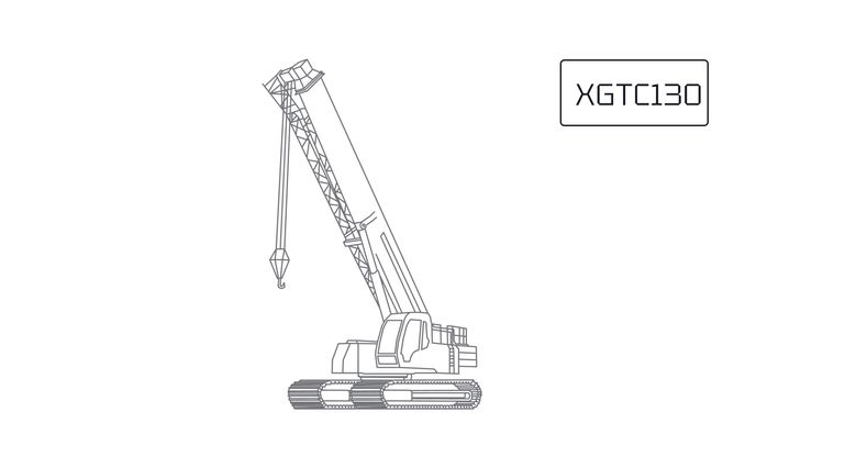 Гусеничный телескопический кран XCMG XGTC130