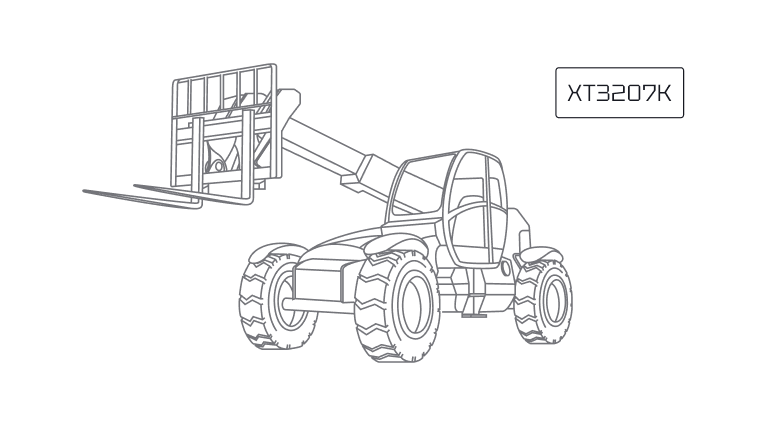 Телескопический погрузчик XCMG XT3207K